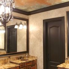 Bathroom walls and ceiling finish